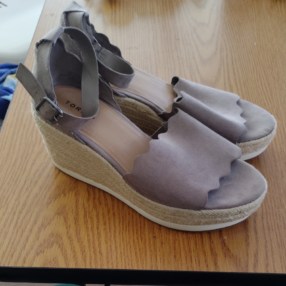 Torrid Women's Taupe Wedge Sandals